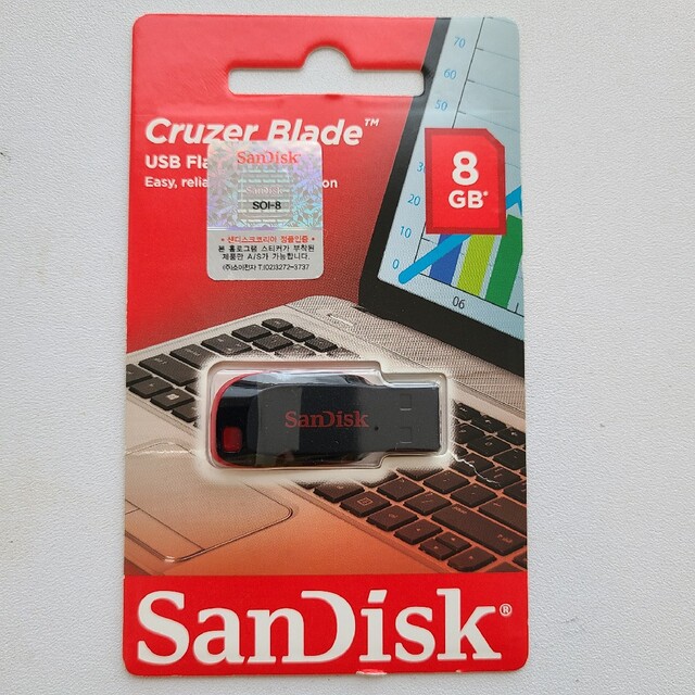 USBメモリ 8GB SanDisk サンディスク USB Flash スマホ/家電/カメラのスマホアクセサリー(その他)の商品写真