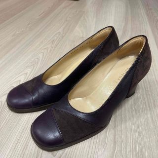 ボッテガヴェネタ(Bottega Veneta)のボッテガヴェネタ　パンプス　パープル　37(ハイヒール/パンプス)