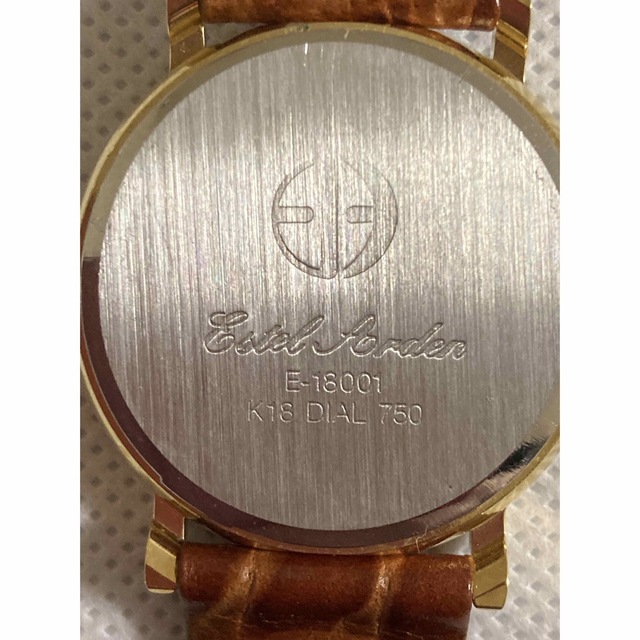 美品　腕時計　稼動品エステルアーデン　メンズ　k18 ／750 DIAL 刻印有