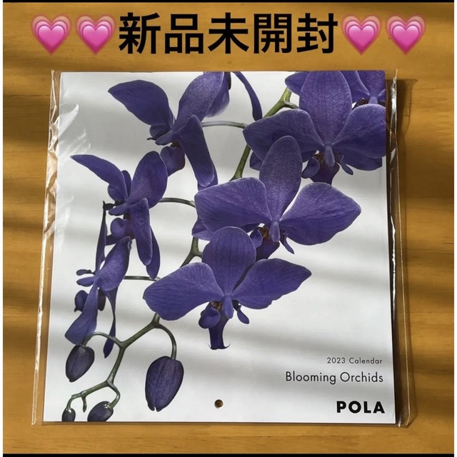 POLA(ポーラ)のPOLA ポーラ　カレンダー　2023 花 インテリア/住まい/日用品の文房具(カレンダー/スケジュール)の商品写真