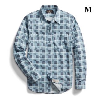 ダブルアールエル(RRL)の22FW 新品 RRL ダブルアールエル プラッド チェック シャツ 長袖 M(シャツ)