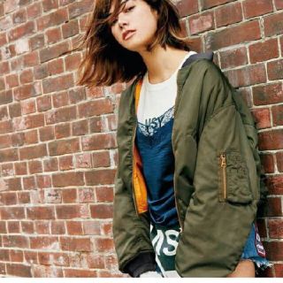 マウジー(moussy)のmoussy ヴィンテージMA1(スタジャン)