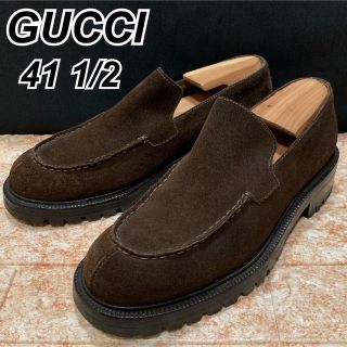 グッチ(Gucci)のGUCCI グッチ スエード ビジネス ローファー(ドレス/ビジネス)