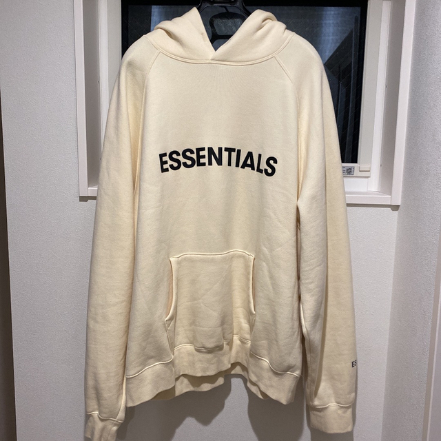 XLサイズ FEAR OF GOD ESSENTIALS パーカー クリーム