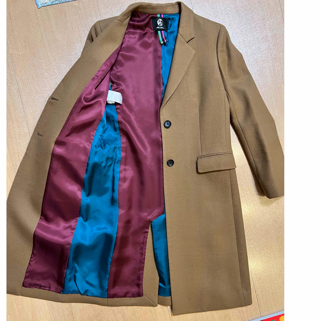 Paul Smith(ポールスミス)の【美品】Paul Smith カシミア チェスターコート ベージュ Sサイズ レディースのジャケット/アウター(チェスターコート)の商品写真