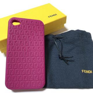 フェンディ(FENDI)の美品 iphone4s シリコン ケース フェンディ(iPhoneケース)