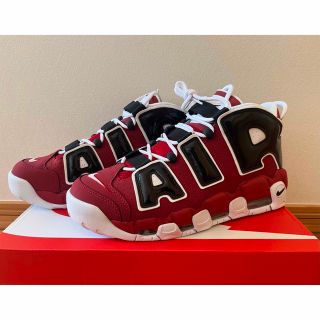 ナイキ(NIKE)のNIKE モアテン96 VARSITY RED/WHITE-BLACK 21SP(スニーカー)