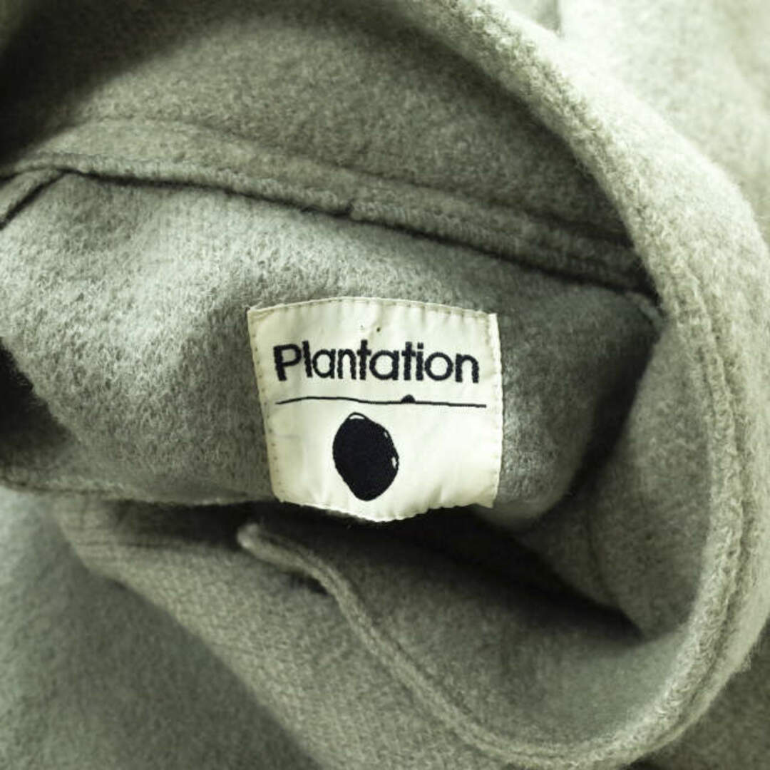 Plantation プランテーション ISSEY MIYAKE 80's ヴィンテージ ウールスタンドカラーコート PG64010 M ホワイト  イッセイミヤケ 90's アウター【中古】【Plantation】