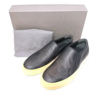 アレキサンダーマックイーン(Alexander McQueen)のアレキサンダー マックイーン スニーカー スリッポン スカル メンズ 展示品(スリッポン/モカシン)