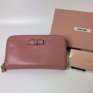 ミュウミュウ リボン 財布(レディース)の通販 1,000点以上 | miumiuの ...