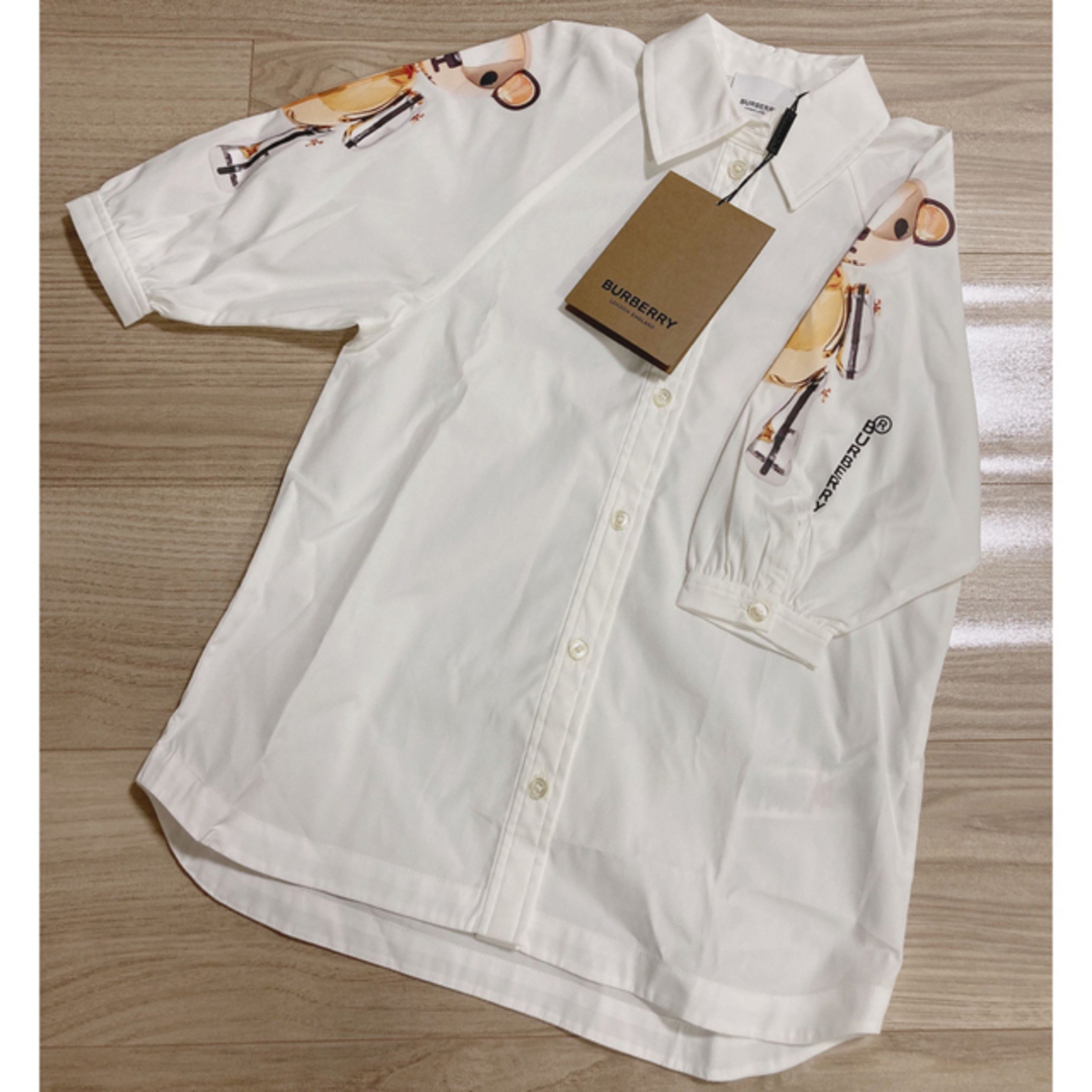 新品タグ付きBurberry♡ベア シャツワンピース | フリマアプリ ラクマ