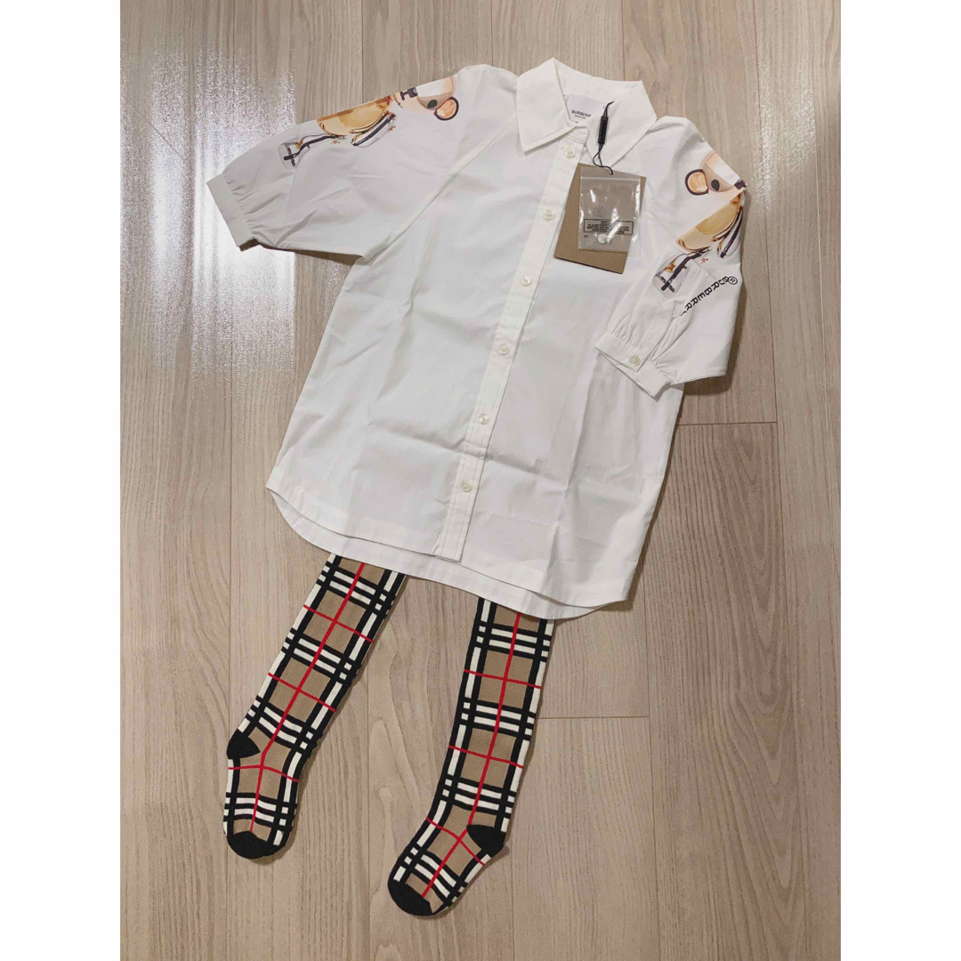 新品タグ付きBurberry♡ベア シャツワンピース