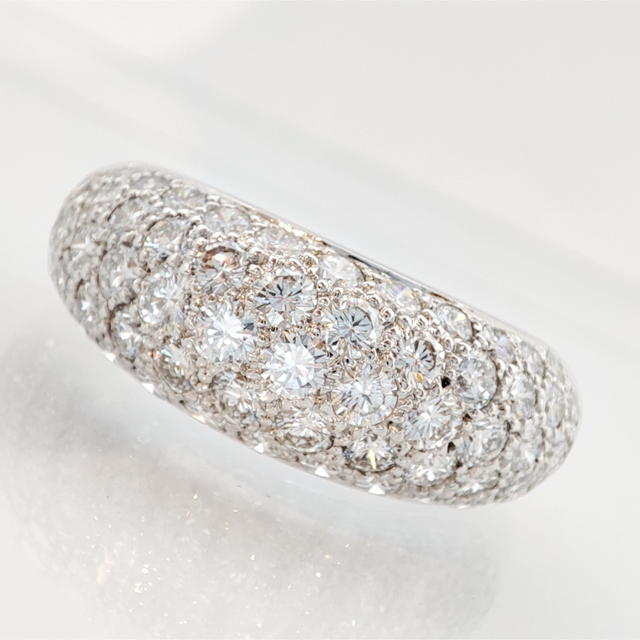 【数量限定】 ブシュロン BOUCHERON - BOUCHERON 750WG ジュウル リング ダイヤ パヴェ リング(指輪) 【数量限定】 ブシュロン BOUCHERON - BOUCHERON 750WG ジュウル リング ダイヤ パヴェ リング(指輪)