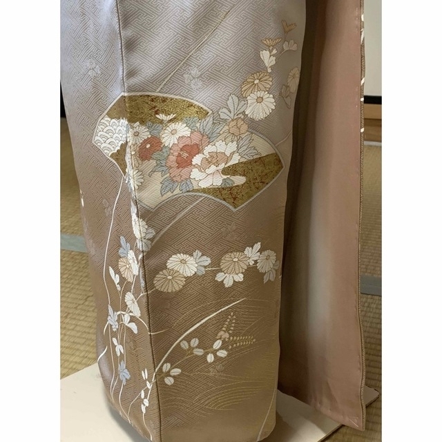 国内外の人気! 正絹 正絹 作家物 上品で華やかな訪問着と袋帯2点