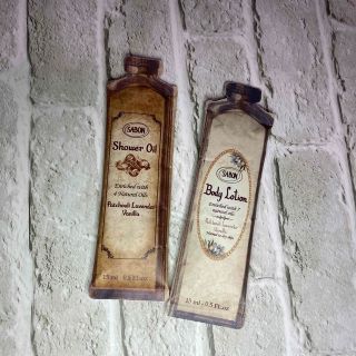 サボン(SABON)のSABON シャワーオイル&ボディーローション　サシェ　出張・スパ・ジム等に！(サンプル/トライアルキット)