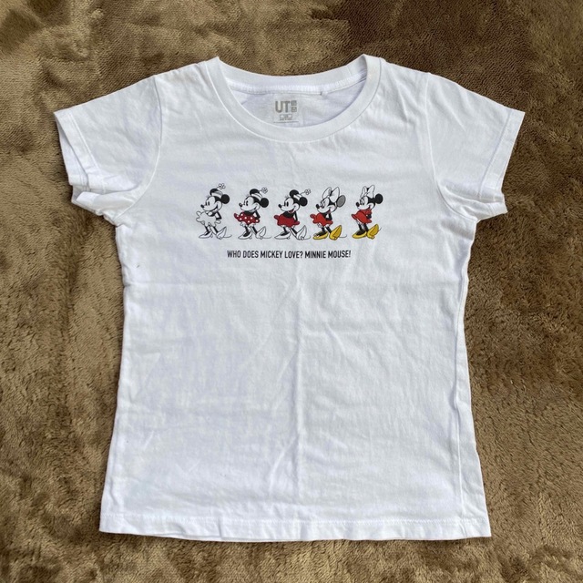 ミニーちゃんTシャツ3枚セット120 キッズ/ベビー/マタニティのキッズ服女の子用(90cm~)(Tシャツ/カットソー)の商品写真