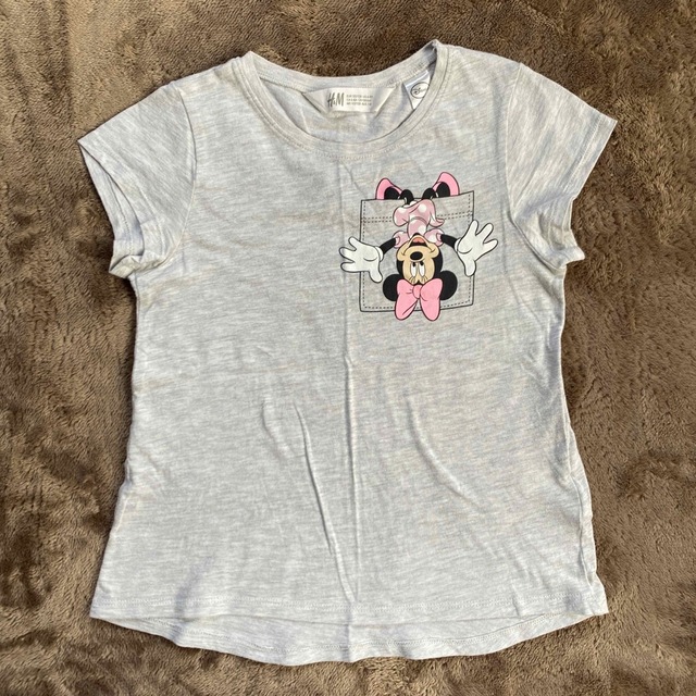 ミニーちゃんTシャツ3枚セット120 キッズ/ベビー/マタニティのキッズ服女の子用(90cm~)(Tシャツ/カットソー)の商品写真