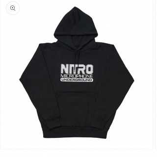 シュプリーム(Supreme)のnitro underground microphone logo hoodie(ミュージシャン)