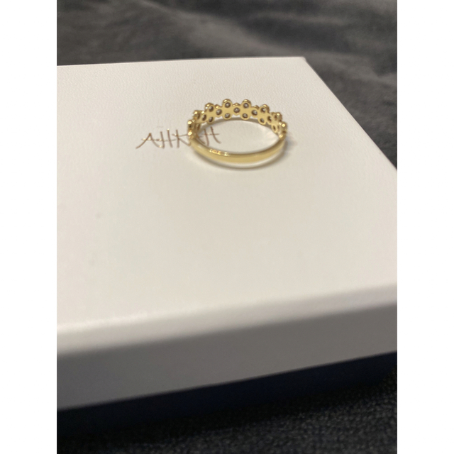 AHKAH(アーカー)のAHKAH フローレントリング　k18YG 0.31ct 7号 レディースのアクセサリー(リング(指輪))の商品写真