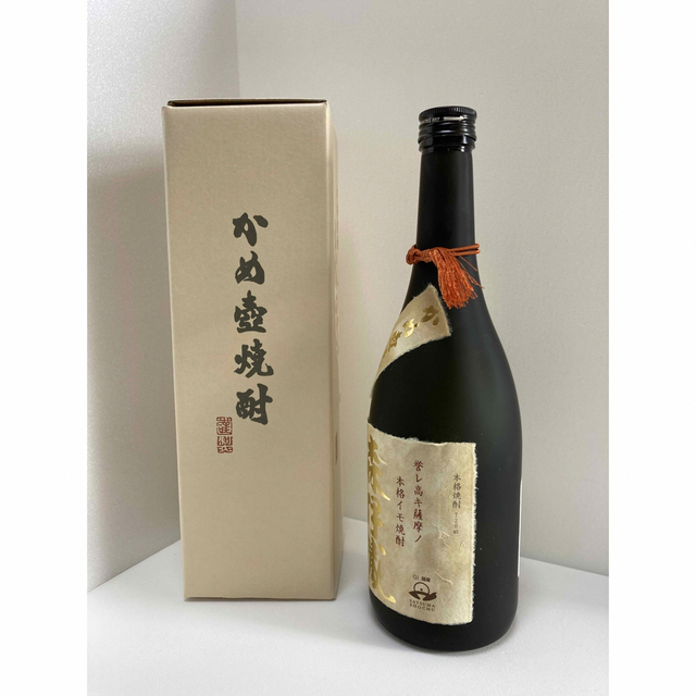 森伊蔵720ml  空き瓶と箱　 食品/飲料/酒の酒(焼酎)の商品写真