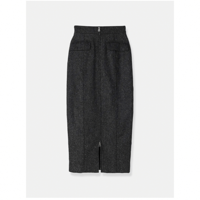 Noble(ノーブル)のZip up Pencil Tweed Skirt   L'or レディースのスカート(ロングスカート)の商品写真