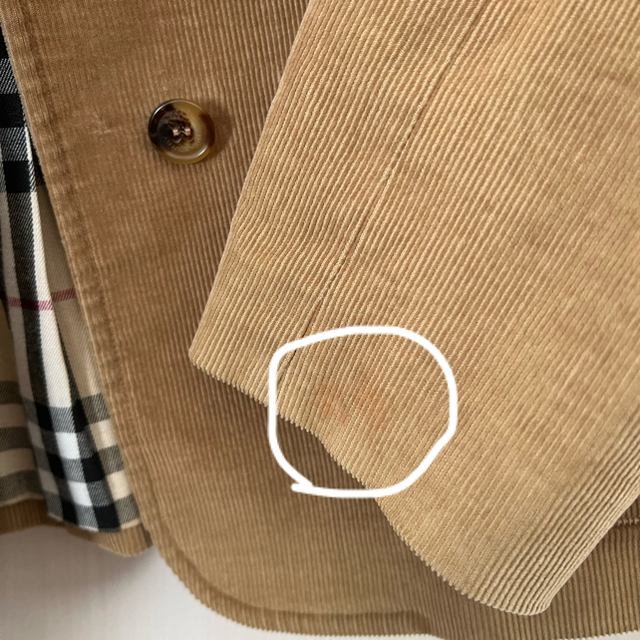 BURBERRY(バーバリー)のBurberry コーデュロイジャケット レディースのジャケット/アウター(テーラードジャケット)の商品写真