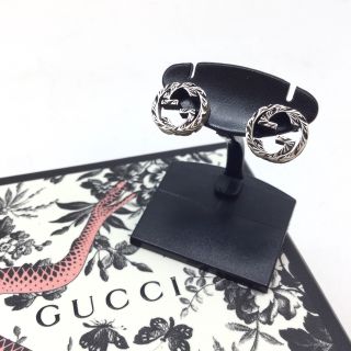 グッチ(Gucci)のGUCCI ロゴピアス　インターロッキングG(ピアス)