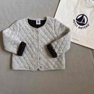 プチバトー(PETIT BATEAU)の✴︎プチバトー　キルティングジャケット　18m81cm✴︎(カーディガン/ボレロ)