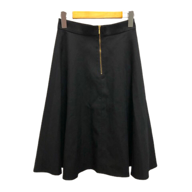 a.v.v(アーヴェヴェ)のアー・ヴェ･ヴェ ミッシェルクラン スカート フレア ジップ ひざ丈 S 黒 レディースのスカート(その他)の商品写真