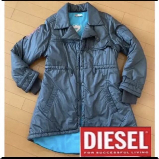 DIESEL(ディーゼル)の【本日まで出品ラストSALE】DIESELダウンロングコート レディースのジャケット/アウター(ダウンコート)の商品写真