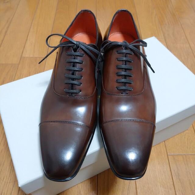 Santoni（サントーニ）ストレートチップ  9.5　灰茶（グレーブラウン）