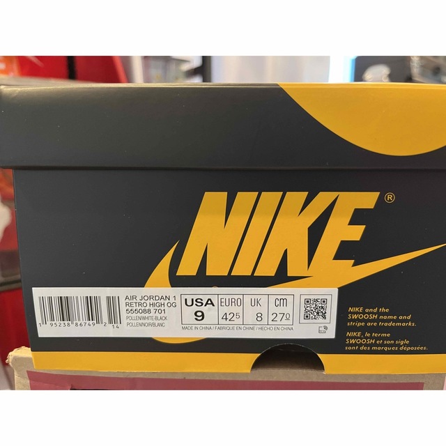 NIKE(ナイキ)のNike AJ1 Air Jordan Retro High OG Pollen メンズの靴/シューズ(スニーカー)の商品写真