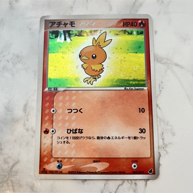 ポケモン - ポケモンカード アチャモ 旧裏の通販 by yu♡ |ポケモン