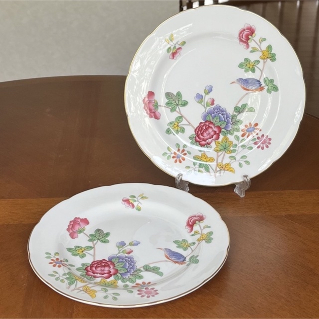 WEDGWOOD(ウェッジウッド)の【黒壺美品】ウェッジウッド★カッコー★デザート皿　2枚 インテリア/住まい/日用品のキッチン/食器(食器)の商品写真