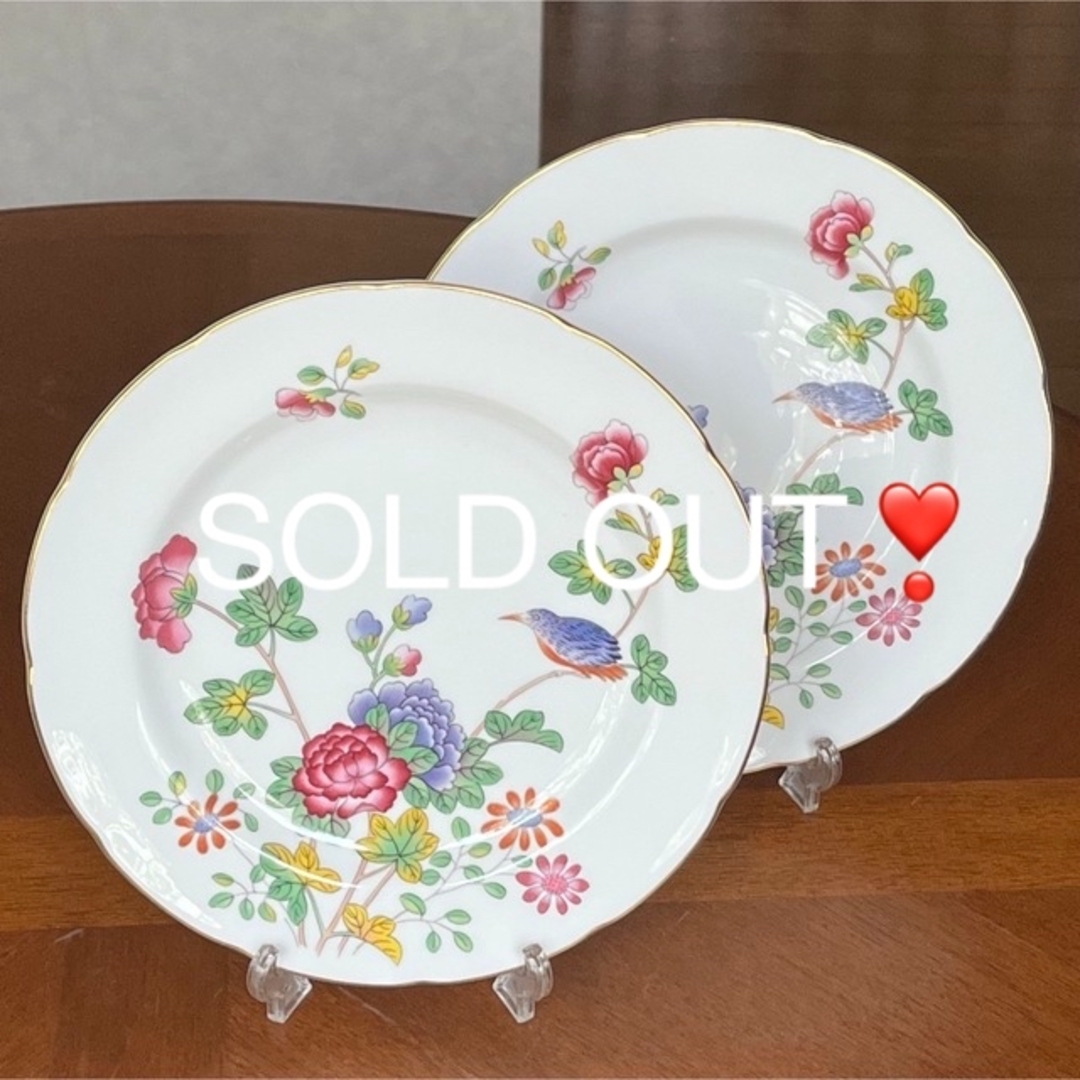 WEDGWOOD(ウェッジウッド)の【黒壺美品】ウェッジウッド★カッコー★デザート皿　2枚 インテリア/住まい/日用品のキッチン/食器(食器)の商品写真