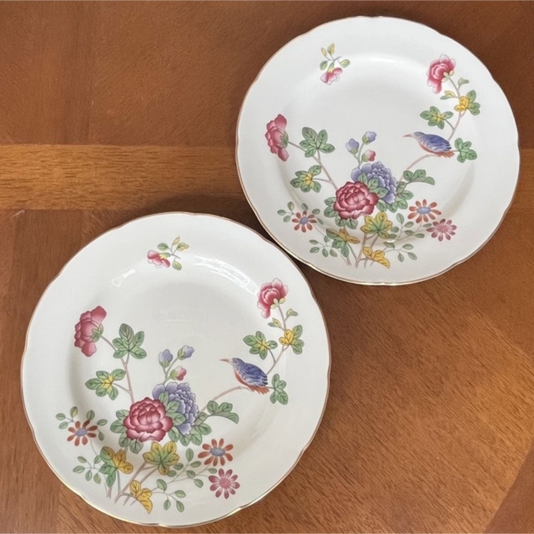 WEDGWOOD(ウェッジウッド)の【黒壺美品】ウェッジウッド★カッコー★デザート皿　2枚 インテリア/住まい/日用品のキッチン/食器(食器)の商品写真