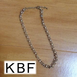 ケービーエフ(KBF)のKBF チェーンチョーカー(ネックレス)