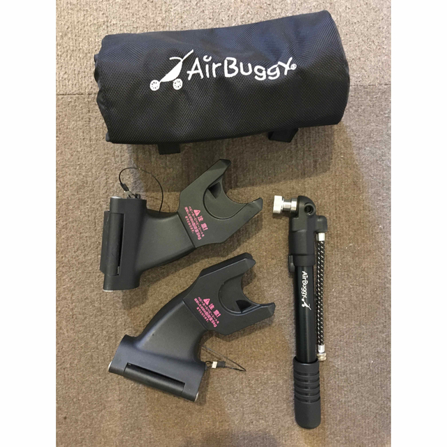 AIRBUGGY(エアバギー)の中古　Maxi-cosi AirBuggy エアバギー　附属品セット販売 キッズ/ベビー/マタニティの外出/移動用品(ベビーカー用アクセサリー)の商品写真