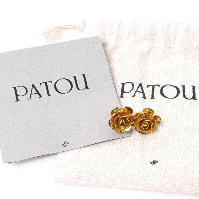 新品 PATOU FLOWER EARRING フラワー スタッズ ピアス