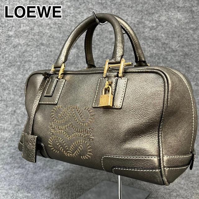 23S17 LOEWE ロエベ アマソナ 28 ハンドバッグ レザー