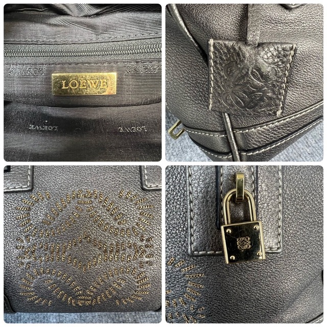 気質アップ】 ロエベ LOEWE 23S17 - LOEWE アマソナ レザー