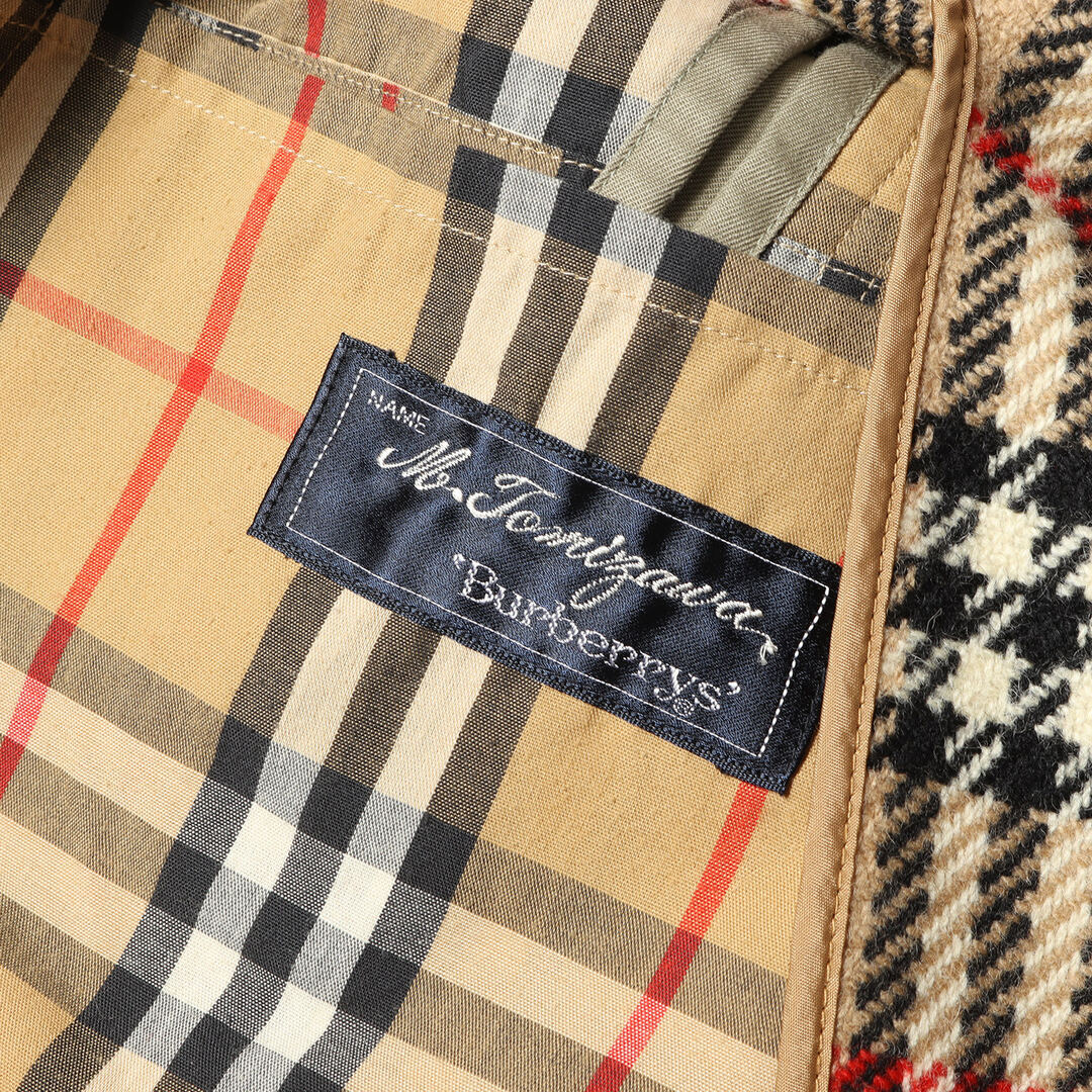 BURBERRY バーバリー コート ノバチェック ウールライナー付き トレンチコート 90s カーキ 92-170 アウター ジャケット ブルゾン【メンズ】【中古】