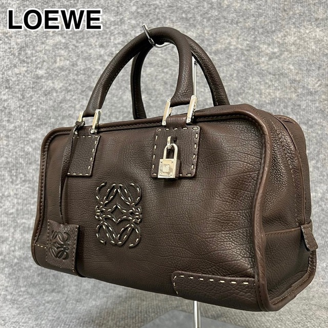 23S19 LOEWE ロエベ アマソナ 28 ハンドバッグ レザー