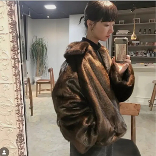 leinwande faux fur jacket ファーコート