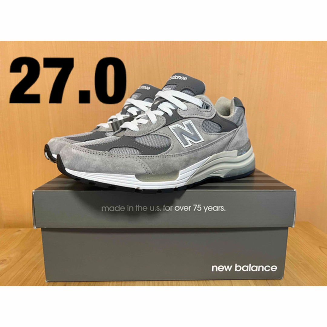 New Balance(ニューバランス)のNew Balance 992 "Gray" メンズの靴/シューズ(スニーカー)の商品写真