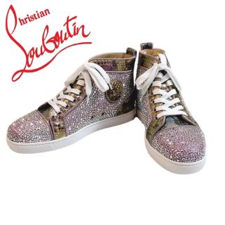 クリスチャンルブタン(Christian Louboutin)のルブタン スワロフスキー マルチカラー レインボー スニーカー レディース 希少(スニーカー)