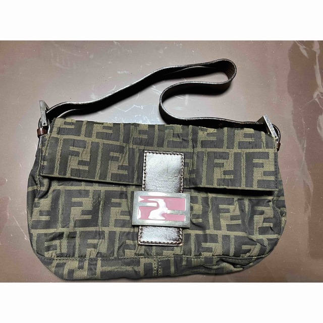 FENDI マンマバケット ズッカ柄 FFマーク ピンクカラー レア