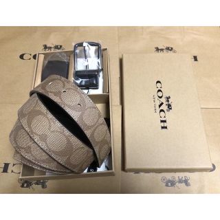 コーチ(COACH)のK&M様専用　COACH正規品　回転バックル　リバーシブルレザーベルト(ベルト)