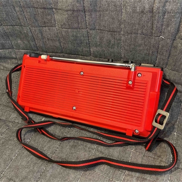激レア!SONY ソニー SRF-50 FM AM ラジオ レッド 赤