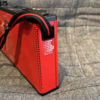 SONY - 激レア!SONY ソニー SRF-50 FM AM ラジオ レッド 赤の通販 by